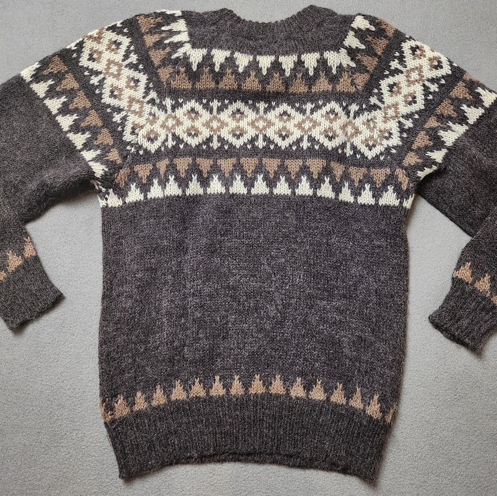 Vintage F.C.O. Striped Knit Sweater M - Picture 7 of 11